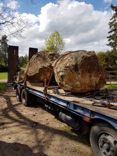 Placement of a couple small rocks at Huka Lodge